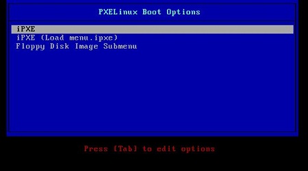 how to use tiny pxe server